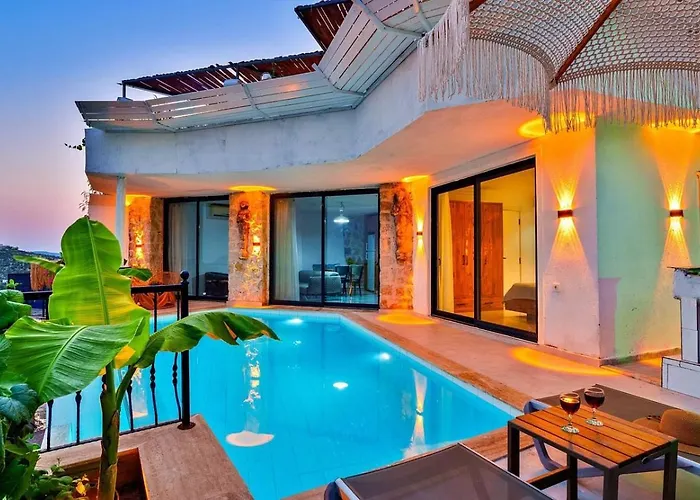 1 Bedroom Seaview With Private Pool Kalkan