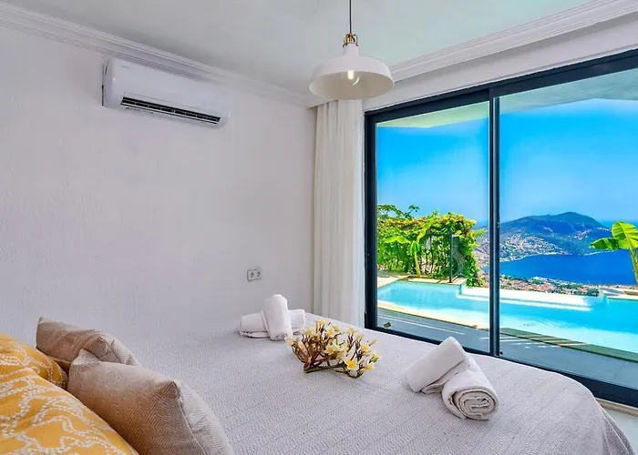 Vilă 1 Bedroom Seaview With Private Pool Kalkan